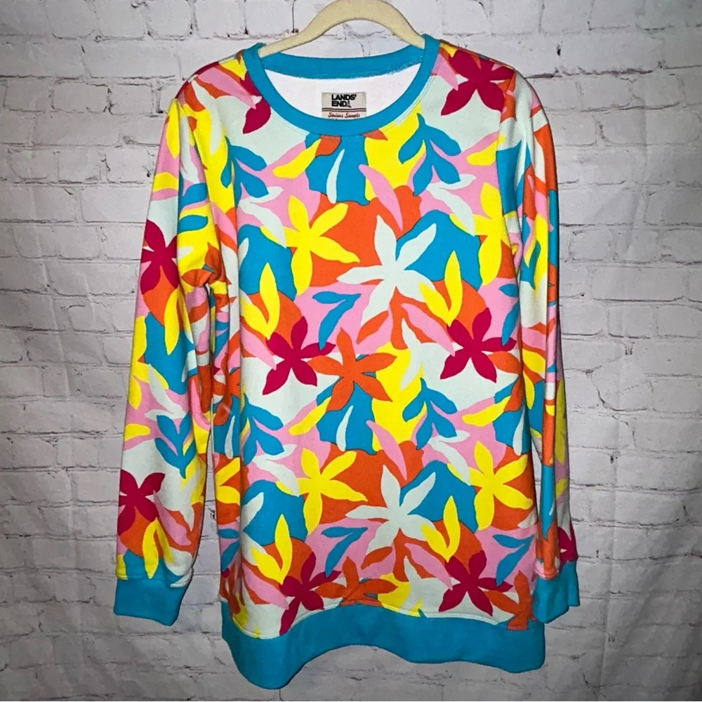 Land’s End Serious Sweats sweatshirt size M Tall‎